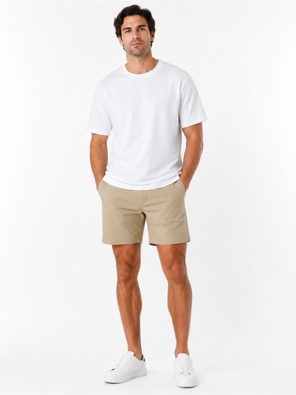 Hollister White Short Sleeve Crewneck Tee